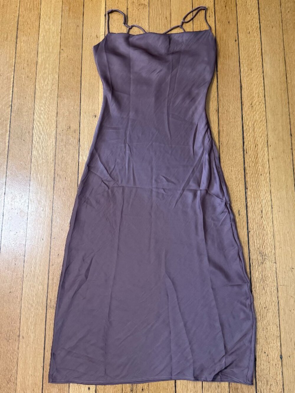 HANNAH-ANNA Dèluc Arp Dress | Dark Mink | Size S
